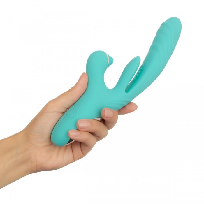 Вібратор-кролик Good Vibes Only - Lisa Thrusting Rabbit Vibrator with G-Spot Stimulator