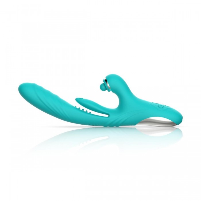 Вібратор-кролик Good Vibes Only - Lisa Thrusting Rabbit Vibrator with G-Spot Stimulator