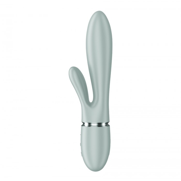 Вибратор-кролик Satisfyer Pearl Bunny 2, Серо-зелёный
