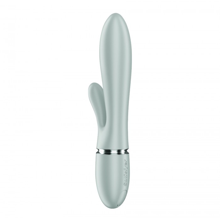 Вибратор-кролик Satisfyer Pearl Bunny 2, Серо-зелёный