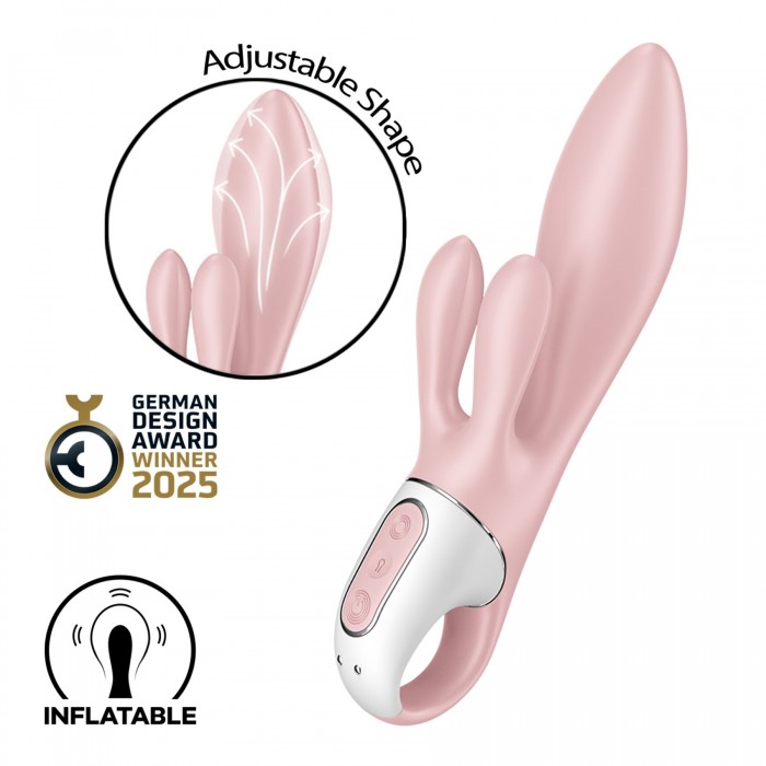 Вібратор-кролик Satisfyer Air Pump Bunny 3