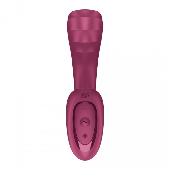 Вагинально-клиторальный вибратор Satisfyer G for Goddess 3, Темно-красный