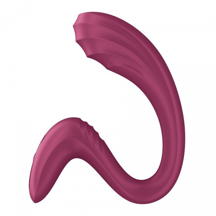 Вагинально-клиторальный вибратор Satisfyer G for Goddess 3, Темно-красный