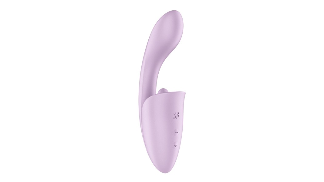 Вагинально-клиторальный вибратор с язычком Satisfyer Tongue Expert, Сиреневый