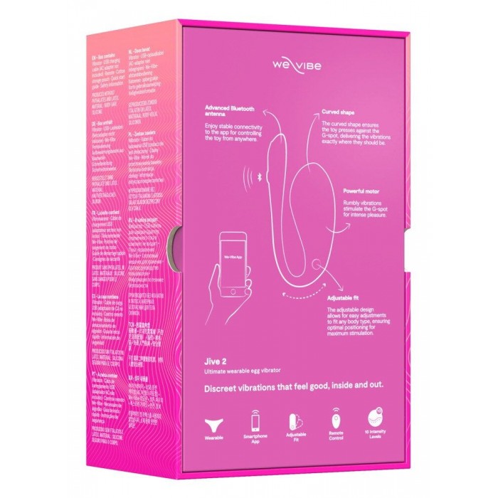 Смарт-віброяйце We-Vibe Jive 2 Electric Pink