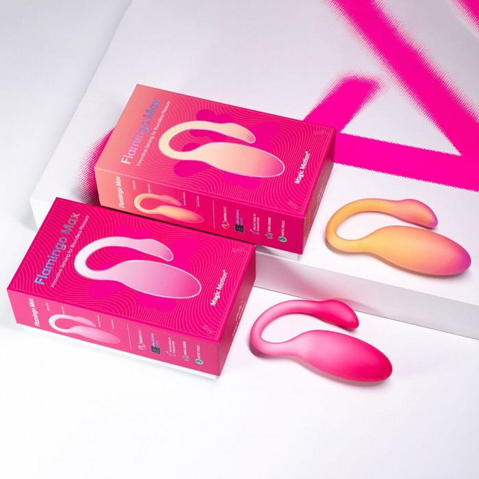 Смарт-виброяйцо Magic Motion Flamingo Max, Оранжевое