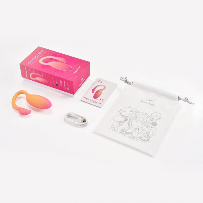 Смарт-виброяйцо Magic Motion Flamingo Max, Оранжевое