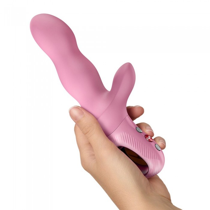 Пульсатор кролик Fun Factory Bi Stronic Crave, колір рожевий