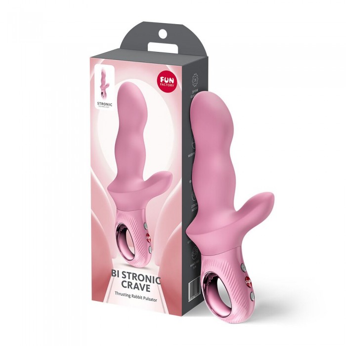 Пульсатор кролик Fun Factory Bi Stronic Crave, колір рожевий