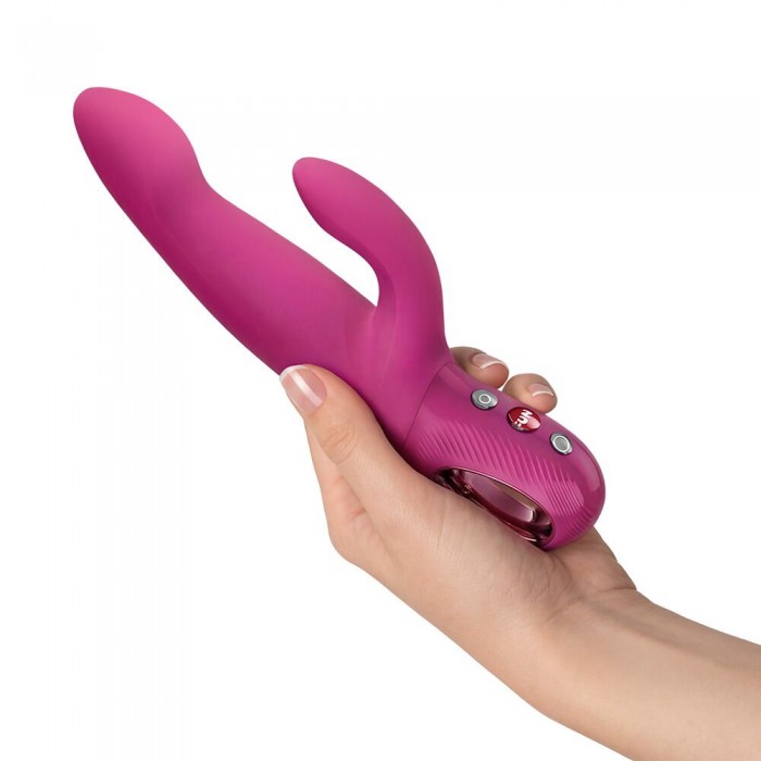 Пульсатор кролик Fun Factory Bi Stronic Immerse, Рожевий колір