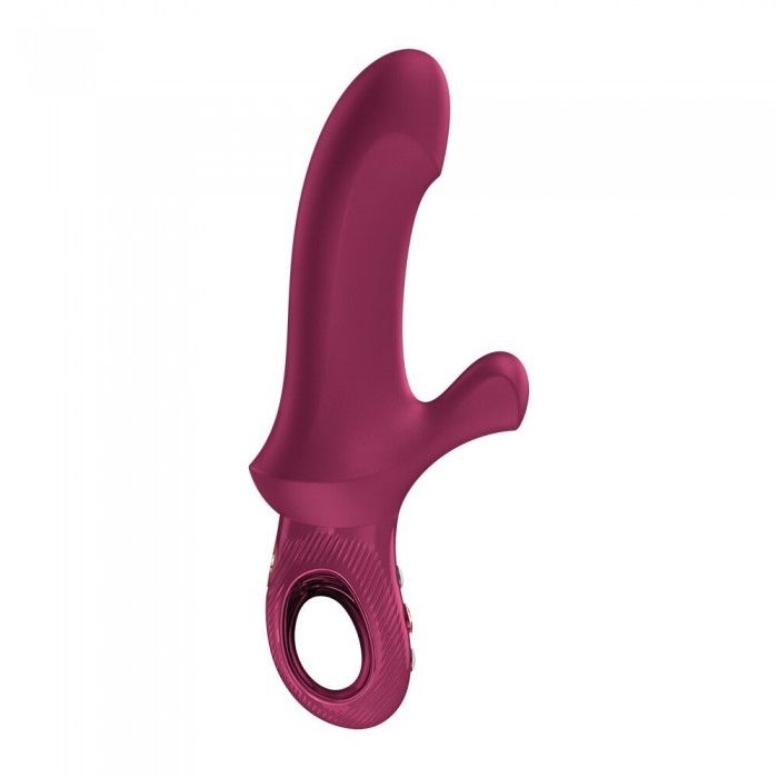 Пульсатор кролик Fun Factory Bi Stronic Curve, колір бордовий