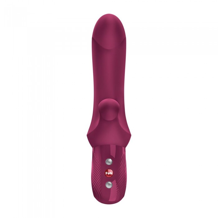 Пульсатор кролик Fun Factory Bi Stronic Curve, колір бордовий