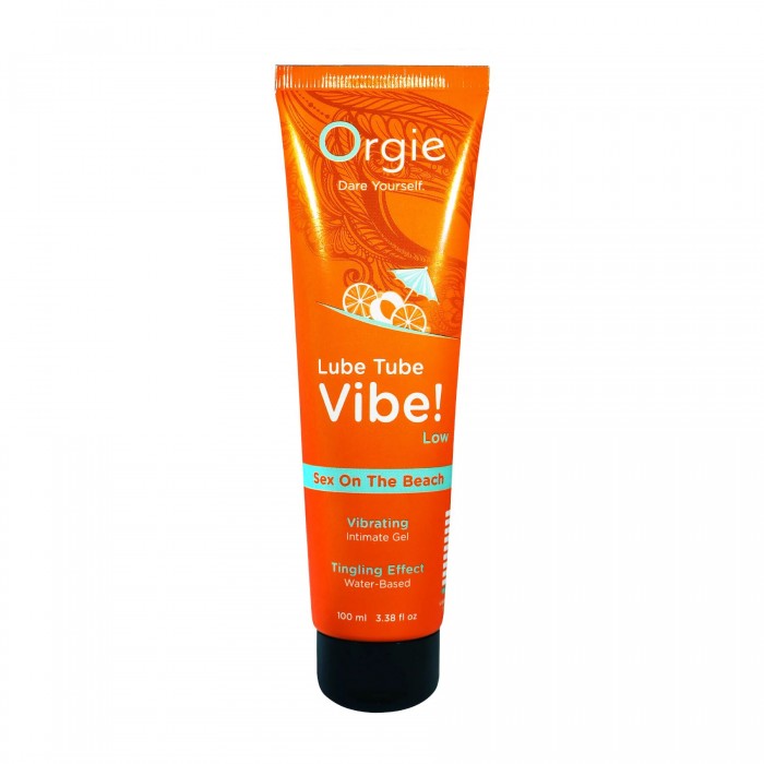 Вибролубрикант Orgie Lube Tube Vibe! Sex On The Beach, объем 100 мл