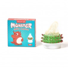 Презерватив Recare Red Monster Spike Condom з рядами шипів