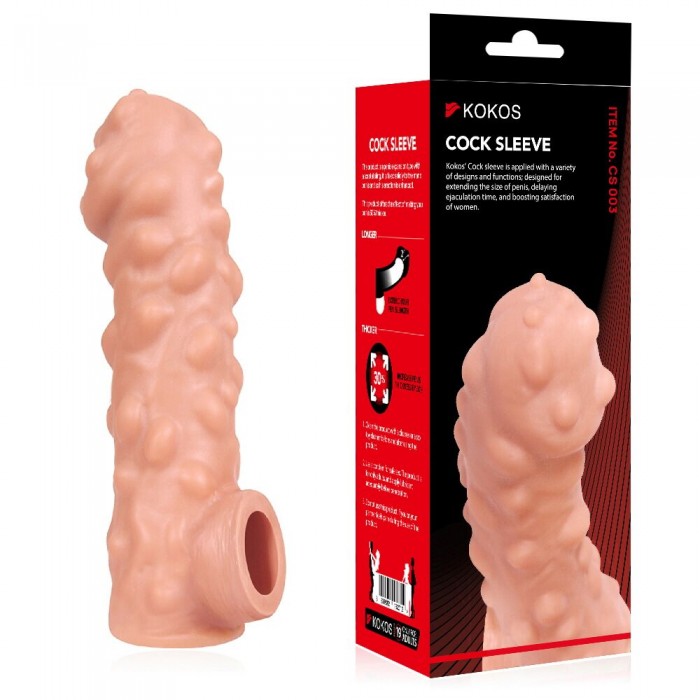 Насадка на член Kokos Cock Sleeve CS 003, размер L