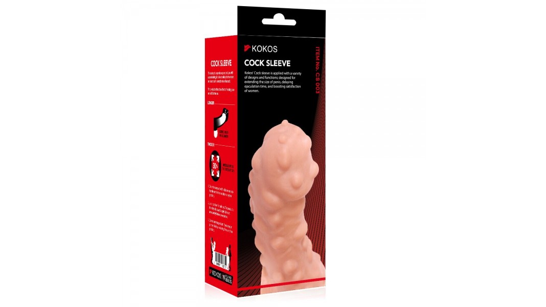 Насадка на член Kokos Cock Sleeve CS 003, размер L
