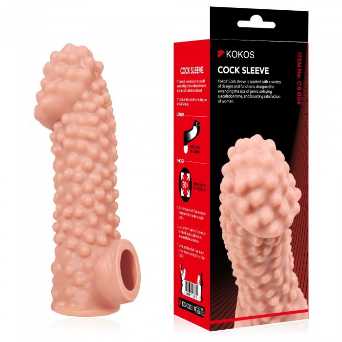 Насадка на член Kokos Cock Sleeve CS 004, размер L
