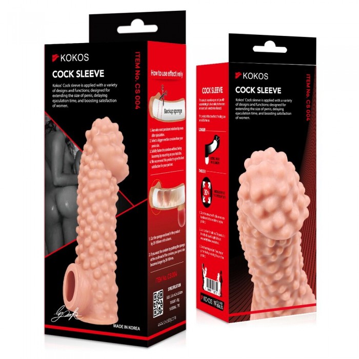Насадка на член Kokos Cock Sleeve CS 004, размер L