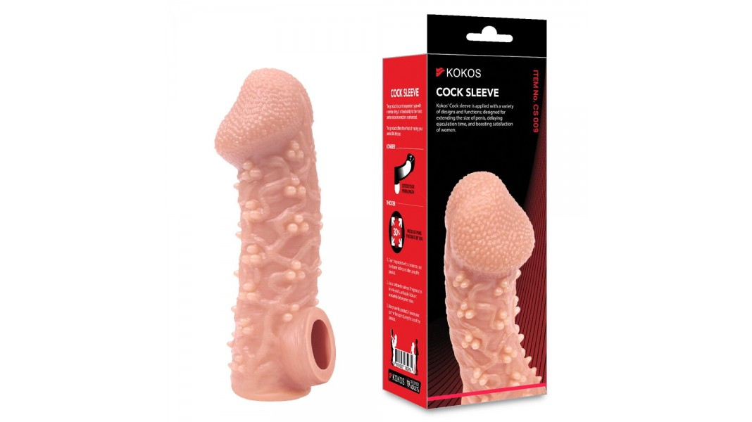 Насадка на пеніс Kokos Cock Sleeve CS 009, розмір L