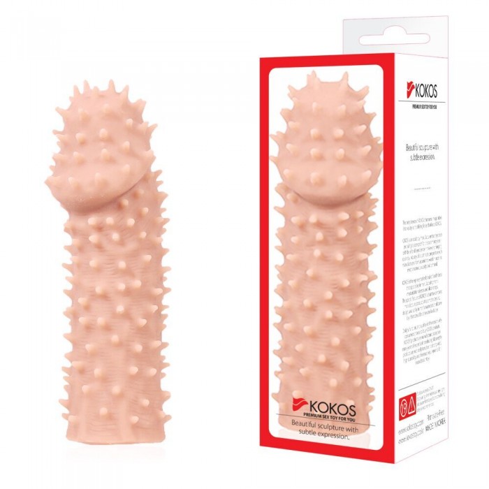 Насадка на член Kokos Extreme Sleeve ES.07, размер S, утолщающая