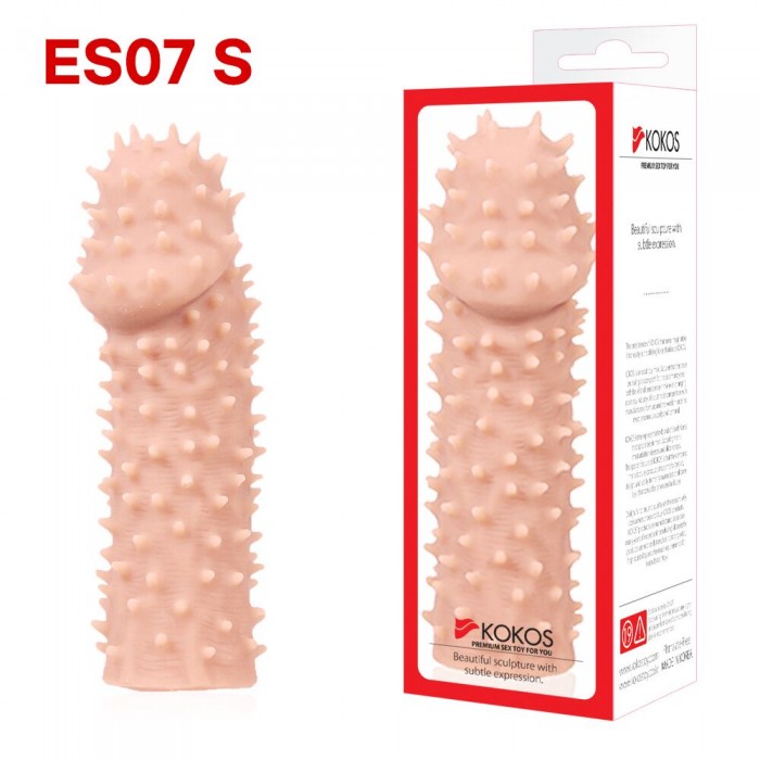 Насадка на член Kokos Extreme Sleeve ES.07, размер S, утолщающая