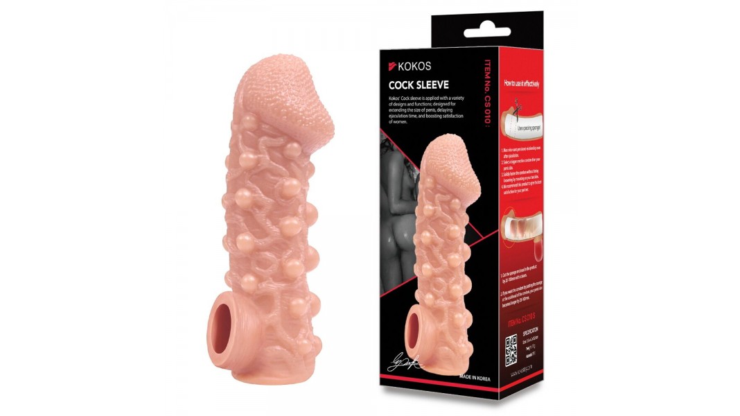 Насадка на член Kokos Cock Sleeve CS 010, размер L