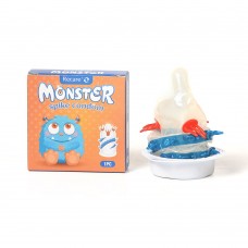 Презерватив Recare Blue Monster Spike Condom з вусиками та спіраллю шипів