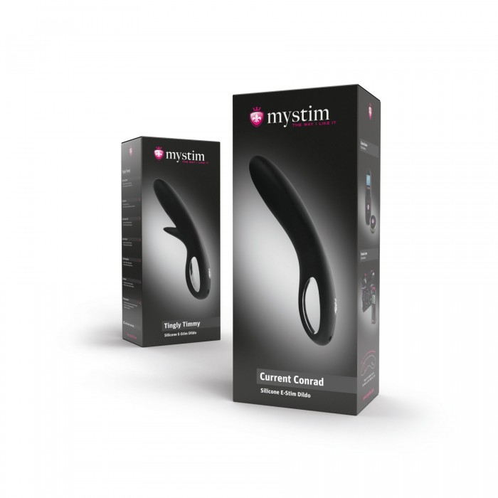 Силіконовий дилдо для електростимулятора Mystim Current Conrad