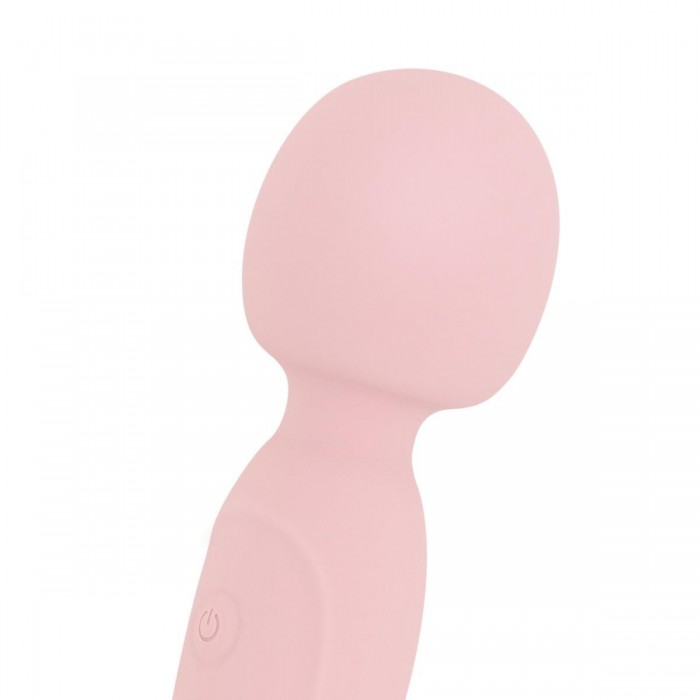 Вібромасажер Good Vibes Only - SIMI Double-Sided Wand Vibrator Soft Silicone, Рожевий