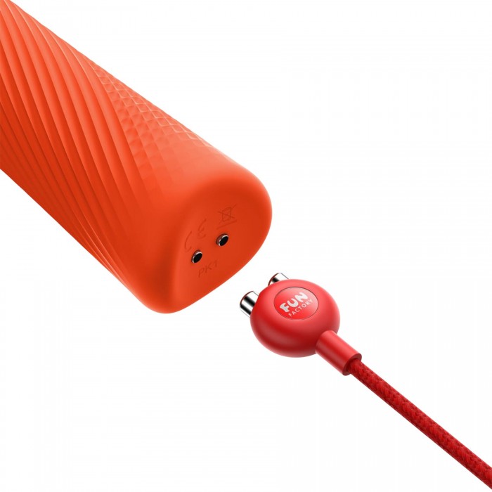 Вібромасажер Fun Factory VIM Vibrating Wand sunrise orange