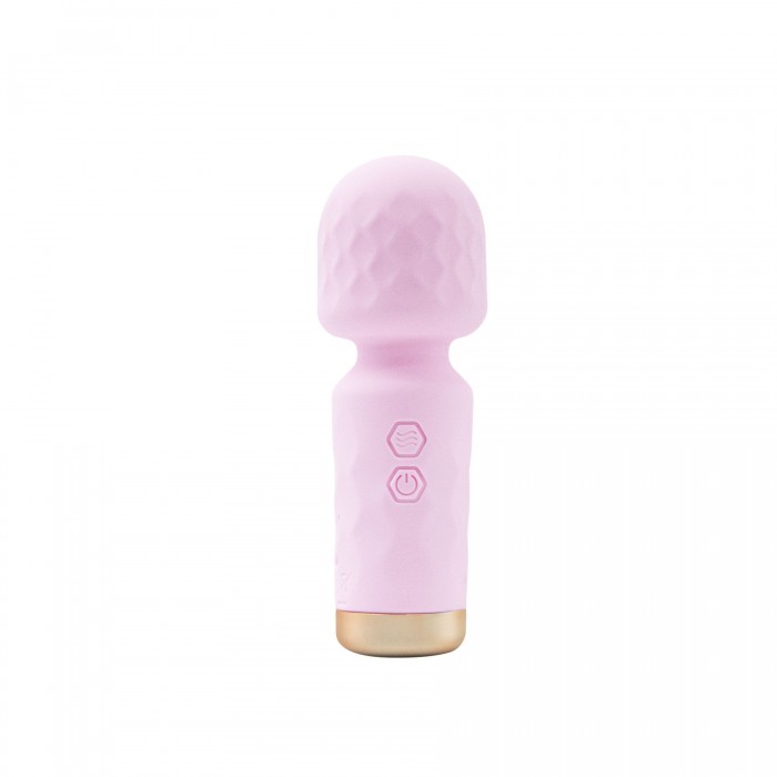 Вібромасажер-мікрофон M’Lady Mini Vibrating Wand, Рожевий