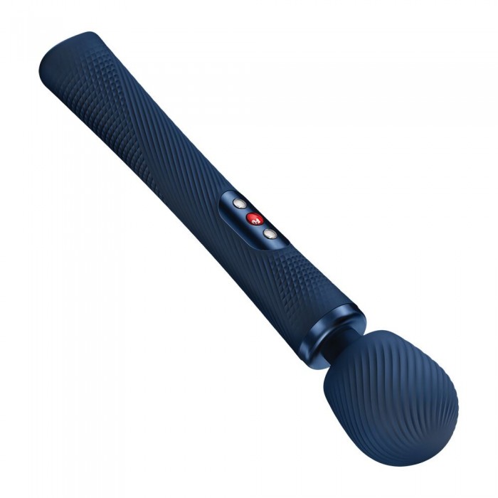 Потужний вібромасажер Fun Factory VIM Vibrating Wand 2, Синій