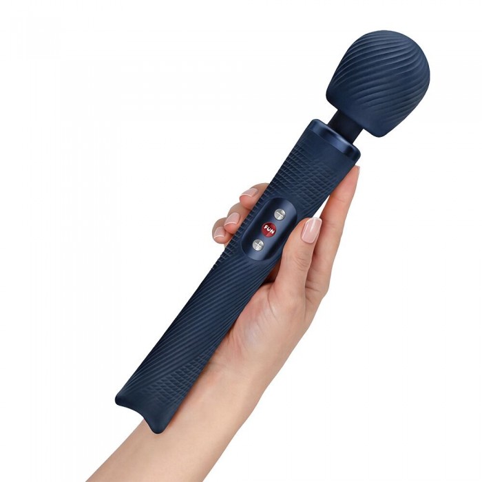 Потужний вібромасажер Fun Factory VIM Vibrating Wand 2, Синій
