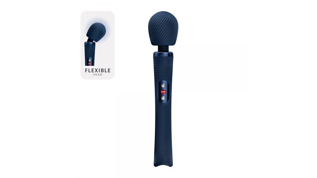 Потужний вібромасажер Fun Factory VIM Vibrating Wand 2, Синій