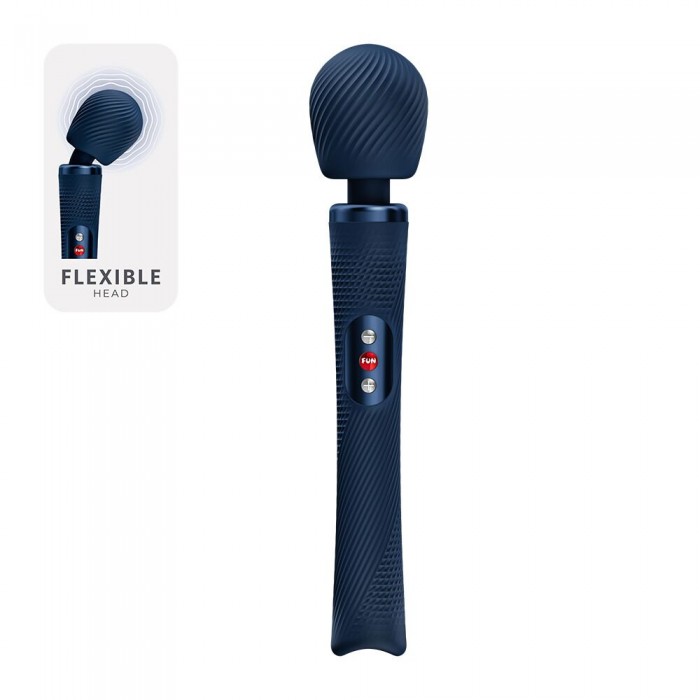 Потужний вібромасажер Fun Factory VIM Vibrating Wand 2, Синій