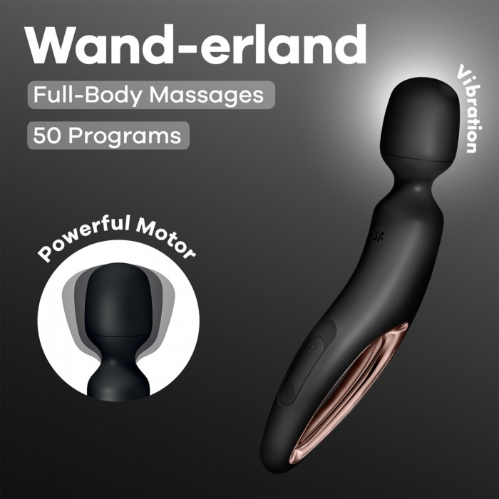 Вібромасажер-мікрофон Satisfyer Wand-erland (Black)