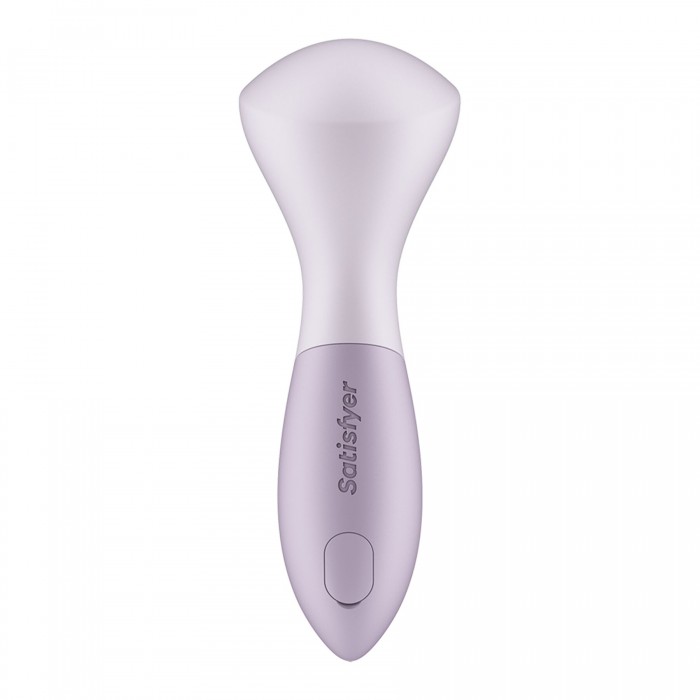 Вібромасажер Satisfyer Wand-erful з вакуумною кліторальною стимуляцією, Бузковий