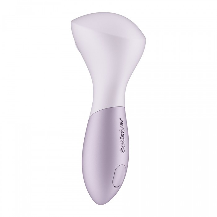 Вібромасажер Satisfyer Wand-erful з вакуумною кліторальною стимуляцією, Бузковий