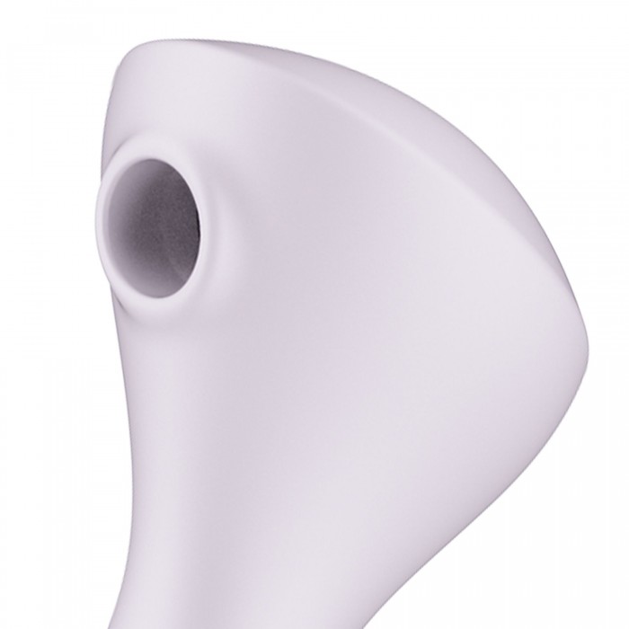 Вібромасажер Satisfyer Wand-erful з вакуумною кліторальною стимуляцією, Бузковий