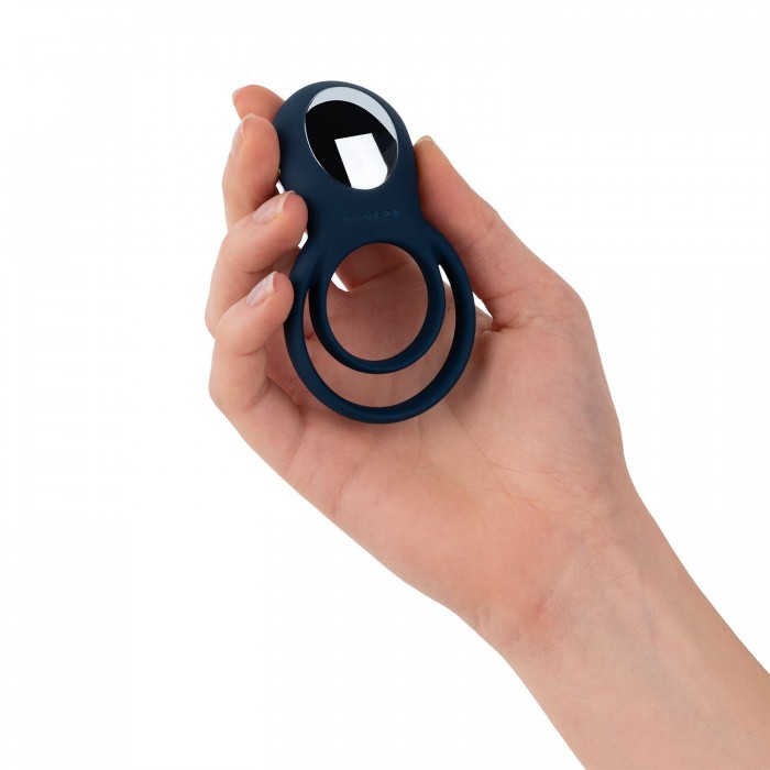 Ерекційне кільце з вібрацією Boners Vibrating Double Cock Ring