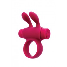 Ерекційне кільце з вібрацією S Pleasures Premium Rabbit Ring, рожеве