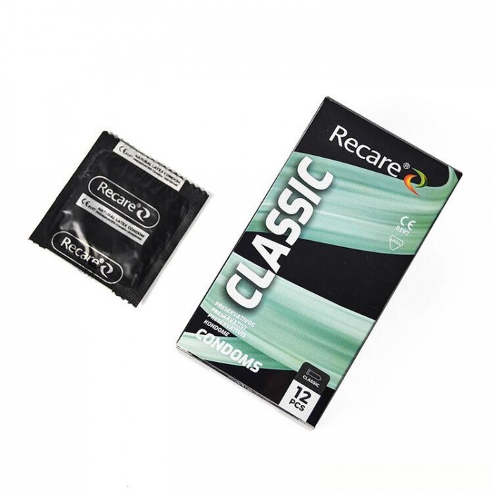 Презервативы Holographic Recare Classic Condoms, 12 шт, классические