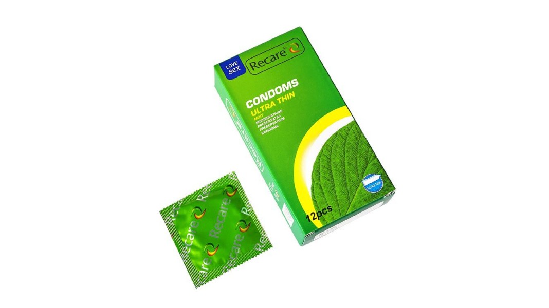 Презервативы ультратонкие Recare Ultra Thin Mint Condoms, 12 шт, мята