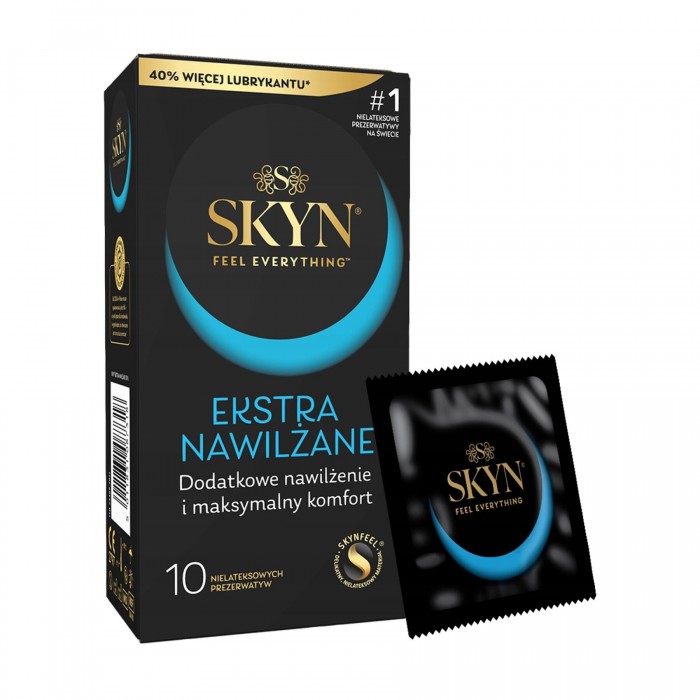 Безлатексные презервативы SKYN Ekstra Nawilżanel 10 шт