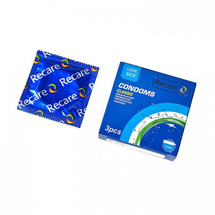 Презервативы Recare Classic Condoms, 3 шт, классические
