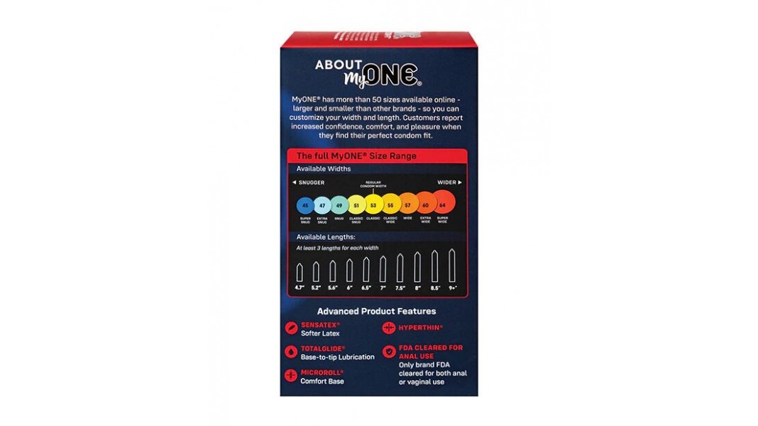 Презервативы MyONE Super Wide&Long, упаковка 10 шт