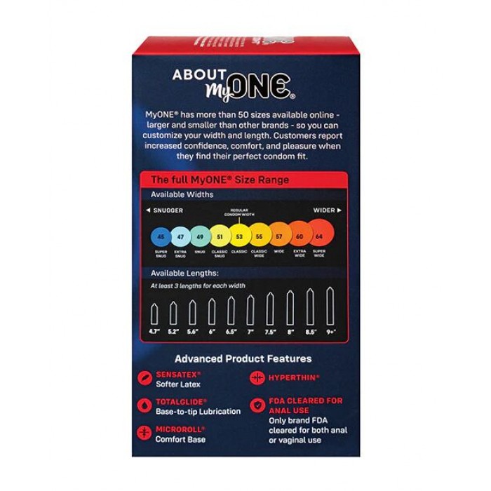 Презервативы MyONE Super Wide&Long, упаковка 10 шт