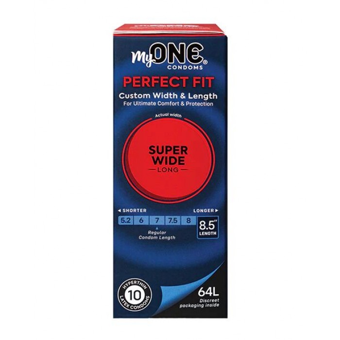 Презервативы MyONE Super Wide&Long, упаковка 10 шт