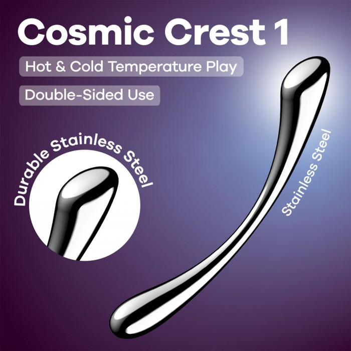 Металевий дилдо Satisfyer Cosmic Crest 1