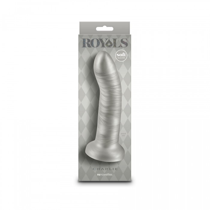 Ділдо NS Novelties Royals - розмір 7 дюймів Charlie - Metallic Champagne
